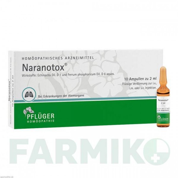 НАРАНОТОКС (NARANOTOX) ампулы 10x2 мл - Гомеопатия HOMOOPATHISCHES ALEXANDER PFLUGER