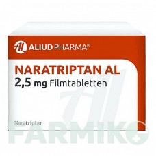 НАРАТРИПТАН (NARATRIPTAN) 2,5 мг таблетки 12 шт - Наратриптан ALIUD PHARMA