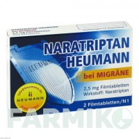 НАРАТРИПТАН (NARATRIPTAN) 2,5 мг таблетки 2 шт - Наратриптан HEUMANN PHARMA