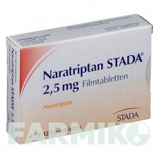 НАРАТРИПТАН (NARATRIPTAN) 2,5 мг таблетки 12 шт - Наратриптан STADAPHARM