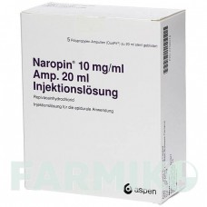 НАРОПІН (NAROPIN) 10 мг/мл розчин 5x20 мл - Ропівакаїн ASPEN