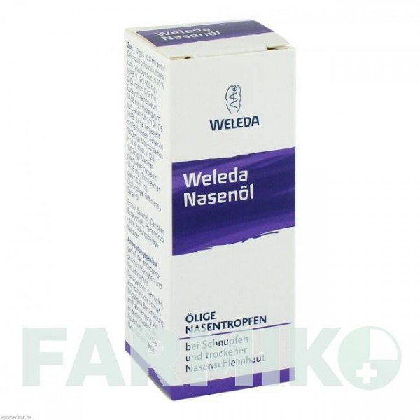НАЗЕНОЛ (NASENoL) капли в нос 10 мл - Гомеопатия WELEDA
