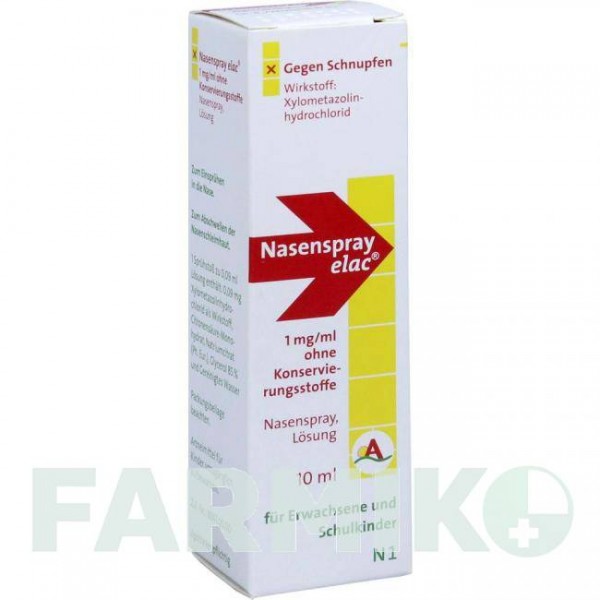 НАЗЕНСПРЕЙ (NASENSPRAY) 1 мг/мл спрей 10 мл - Ксилометазолин ARISTO PHARMA