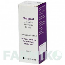 НАЗИПРАЛ (NASIPRAL) 0,3 мг/мл спрей 1x20 мл - Ипратропия бромид INFECTOPHARM