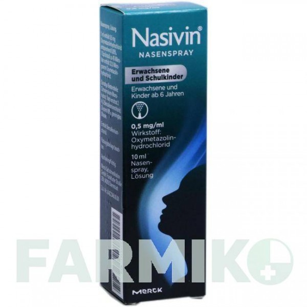 НАЗИВИН (NASIVIN) спрей 10 мл - Оксиметазолин WICK PHARMA
