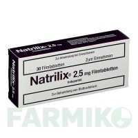 НАТРИЛИКС (NATRILIX) 2,5 мг таблетки 30 шт - Индапамид SERVIER