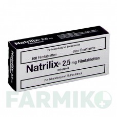 НАТРИЛИКС (NATRILIX) 2,5 мг таблетки 100 шт - Индапамид SERVIER