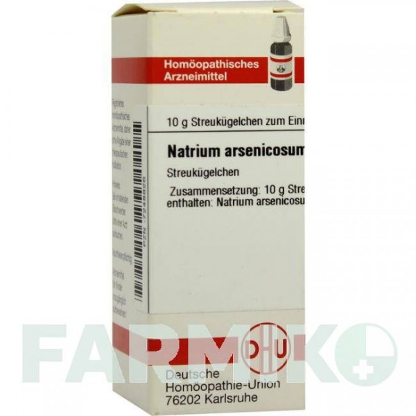 НАТРИУМ АРСЕНИКОЗУМ (NATRIUM ARSENICOSUM) C 200 глобули 10 г - Гомеопатия DHU