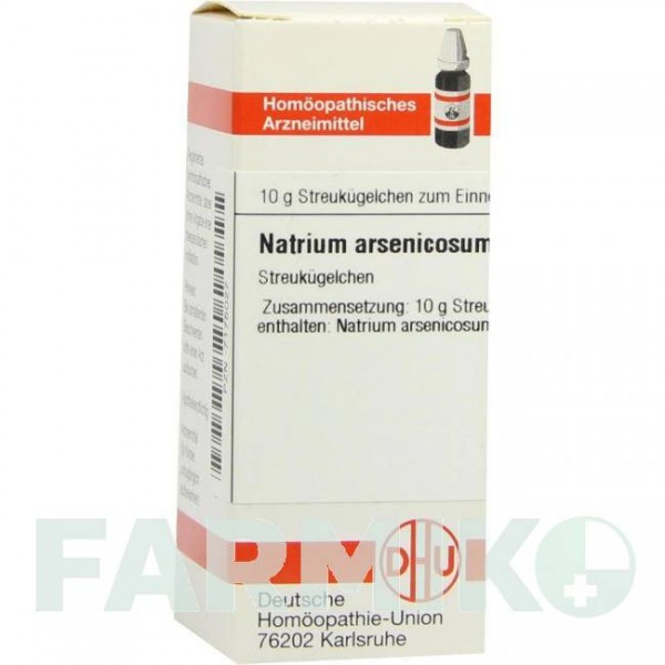 НАТРИУМ АРСЕНИКОЗУМ (NATRIUM ARSENICOSUM) C 30 глобули 10 г - Гомеопатия DHU