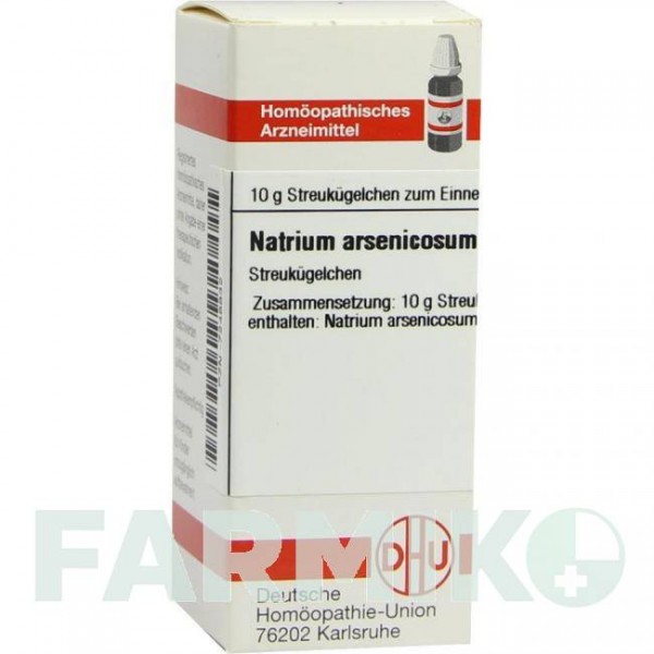 НАТРИУМ АРСЕНИКОЗУМ (NATRIUM ARSENICOSUM) D 12 глобули 10 г - Гомеопатия DHU