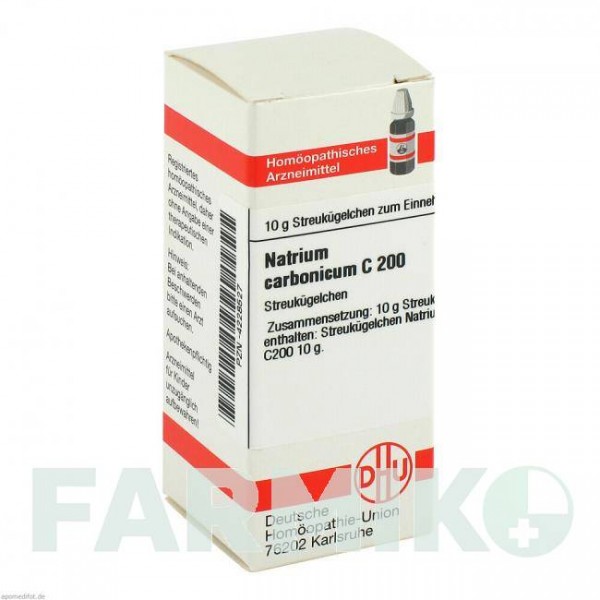 НАТРИУМ КАРБОНИКУМ (NATRIUM CARBONICUM) C 200 глобули 10 г - Гомеопатия DHU