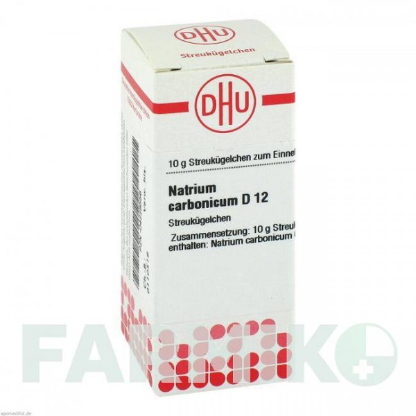 НАТРИУМ КАРБОНИКУМ (NATRIUM CARBONICUM) D 12 глобули 10 г - Гомеопатия DHU