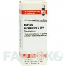 НАТРИУМ КАРБОНИКУМ (NATRIUM CARBONICUM) D 200 глобули 10 г - Гомеопатия DHU