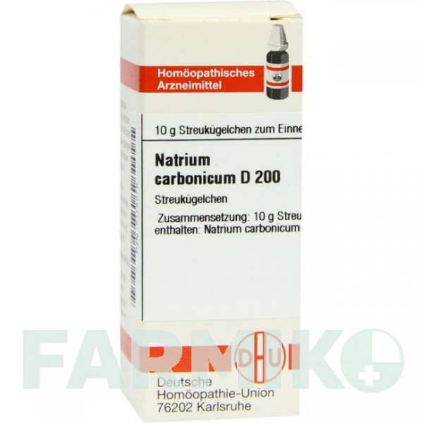 НАТРИУМ КАРБОНИКУМ (NATRIUM CARBONICUM) D 200 глобули 10 г - Гомеопатия DHU