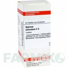 НАТРИУМ ХЛОРАТУМ (NATRIUM CHLORATUM) C 6 таблетки 80 шт - Гомеопатия DHU