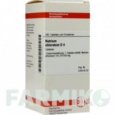 НАТРИУМ ХЛОРАТУМ (NATRIUM CHLORATUM) D 4 таблетки 200 шт - Гомеопатия DHU