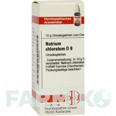НАТРИУМ ХЛОРАТУМ (NATRIUM CHLORATUM) D 8 глобули 10 г - Гомеопатия DHU