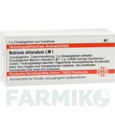 НАТРИУМ ХЛОРАТУМ (NATRIUM CHLORATUM) LM I глобули 5 г - Гомеопатия DHU