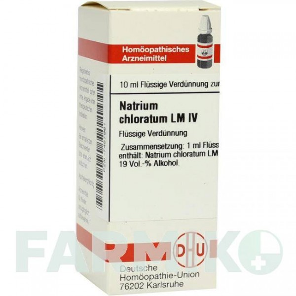 НАТРИУМ ХЛОРАТУМ (NATRIUM CHLORATUM) LM IV раствор 10 мл - Гомеопатия DHU