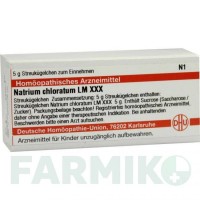 НАТРІУМ ХЛОРАТУМ (NATRIUM CHLORATUM) LM XXX глобули 5 г - Гомеопатія DHU