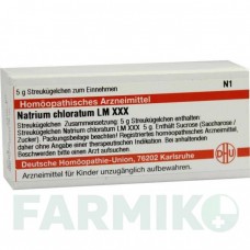 НАТРИУМ ХЛОРАТУМ (NATRIUM CHLORATUM) LM XXX глобули 5 г - Гомеопатия DHU