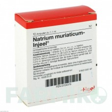 НАТРИУМ МУРИАТИКУМ (NATRIUM MURIATICUM) ампулы 10 шт - Гомеопатия BIOLOGISCHE HEILMITTEL HEEL