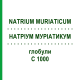 НАТРІУМ МУРІАТИКУМ (NATRIUM MURIATICUM) C 1000 глобули 1,5 г - Гомеопатія GUDJONS