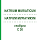 НАТРІУМ МУРІАТИКУМ (NATRIUM MURIATICUM) C 30 глобули 1,5 г - Гомеопатія GUDJONS