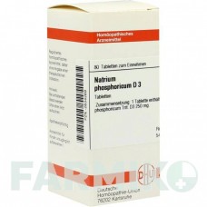 НАТРИУМ ФОСФОРИКУМ (NATRIUM PHOSPHORICUM) D 3 таблетки 80 шт - Гомеопатия DHU