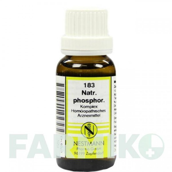 НАТРІУМ ФОСФОРИКУМ (NATRIUM PHOSPHORICUM) розчин 20 мл - Гомеопатія NESTMANN PHARMA