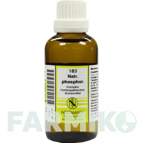 НАТРИУМ ФОСФОРИКУМ (NATRIUM PHOSPHORICUM) раствор 50 мл - Гомеопатия NESTMANN PHARMA