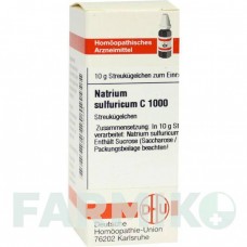 НАТРИУМ СУЛЬФУРИКУМ (NATRIUM SULFURICUM) C 1000 глобули 10 г - Гомеопатия DHU