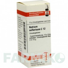 НАТРИУМ СУЛЬФУРИКУМ (NATRIUM SULFURICUM) C 12 глобули 10 г - Гомеопатия DHU