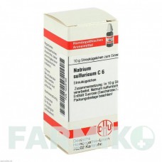 НАТРИУМ СУЛЬФУРИКУМ (NATRIUM SULFURICUM) C 6 глобули 10 г - Гомеопатия DHU