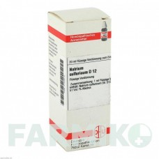 НАТРИУМ СУЛЬФУРИКУМ (NATRIUM SULFURICUM) D 12 раствор 20 мл - Гомеопатия DHU