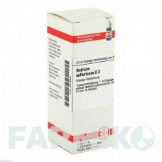 НАТРИУМ СУЛЬФУРИКУМ (NATRIUM SULFURICUM) D 3 раствор 20 мл - Гомеопатия DHU