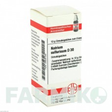 НАТРИУМ СУЛЬФУРИКУМ (NATRIUM SULFURICUM) D 30 глобули 10 г - Гомеопатия DHU