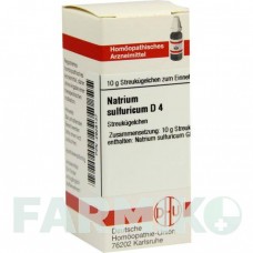 НАТРИУМ СУЛЬФУРИКУМ (NATRIUM SULFURICUM) D 4 глобули 10 г - Гомеопатия DHU