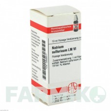 НАТРИУМ СУЛЬФУРИКУМ (NATRIUM SULFURICUM) LM VI раствор 10 мл - Гомеопатия DHU
