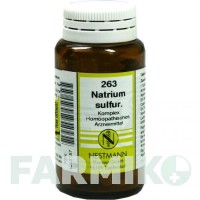 НАТРІУМ СУЛЬФУРИКУМ (NATRIUM SULFURICUM) таблетки 120 шт - Гомеопатія NESTMANN PHARMA