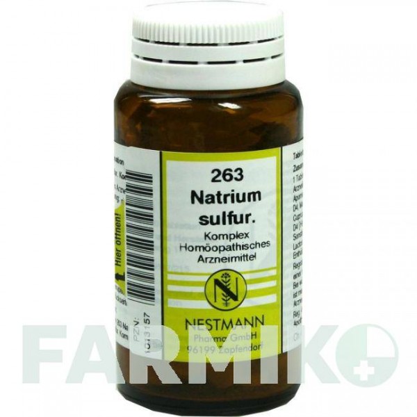 НАТРИУМ СУЛЬФУРИКУМ (NATRIUM SULFURICUM) таблетки 120 шт - Гомеопатия NESTMANN PHARMA