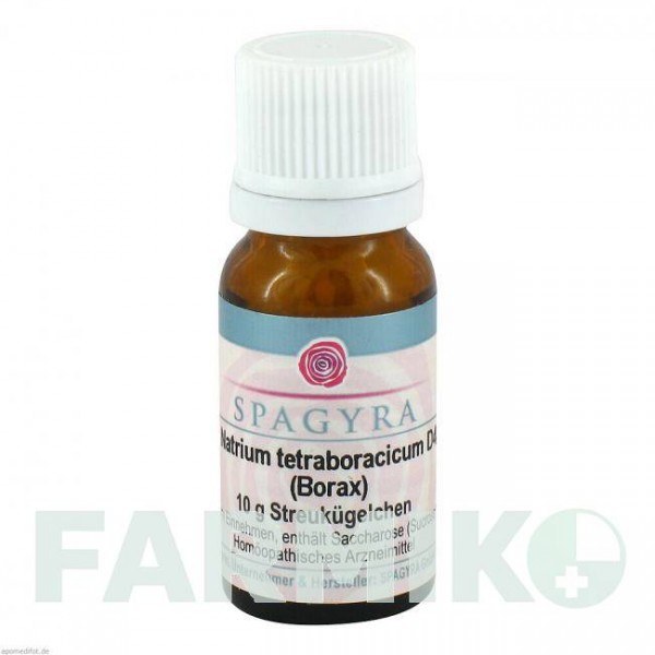 НАТРИУМ ТЕТРАБОРАЦИКУМ (NATRIUM TETRABORACICUM) D 4 глобули 10 г - Гомеопатия SPAGYRA