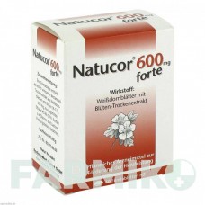 НАТУКОР (NATUCOR) 600 мг таблетки 50 шт - Листя глоду RODISMA-MED PHARMA