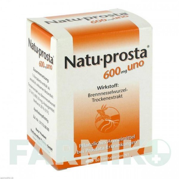НАТУПРОСТА (NATUPROSTA) 600 мг таблетки 60 шт - Корень крапивы RODISMA-MED PHARMA