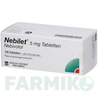 НЕБІЛЕТ (NEBILET) 5 мг таблетки 100 шт - Небіволол ORIFARM