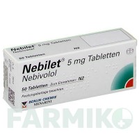НЕБІЛЕТ (NEBILET) таблетки 50 шт - Небіволол BERLIN-CHEMIE