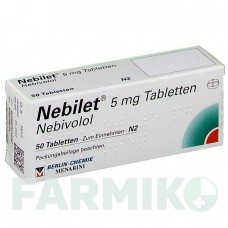 НЕБІЛЕТ (NEBILET) таблетки 50 шт - Небіволол BERLIN-CHEMIE