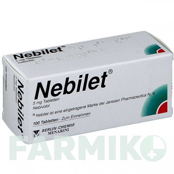 НЕБІЛЕТ (NEBILET) таблетки 100 шт - Небіволол KOHLPHARMA