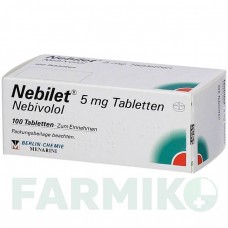 НЕБІЛЕТ (NEBILET) таблетки 100 шт - Небіволол PHARMA GERKE