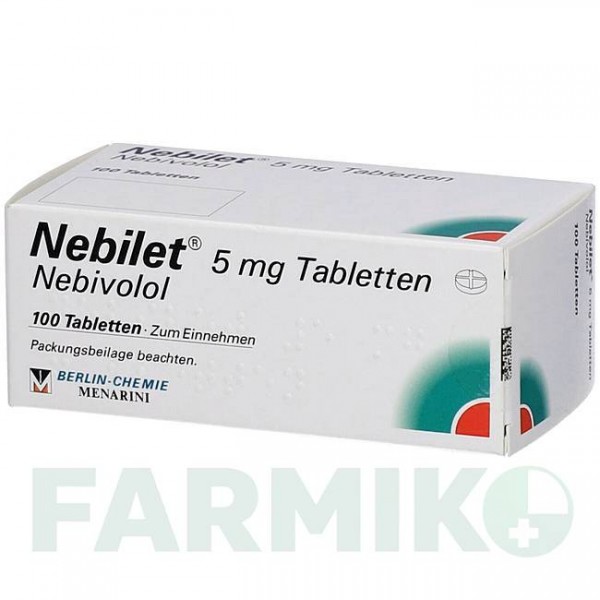 НЕБІЛЕТ (NEBILET) таблетки 100 шт - Небіволол PHARMA GERKE